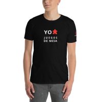 Camiseta Negra – Yo Meeple Juegos de Mesa – Unisex - Imagen 2