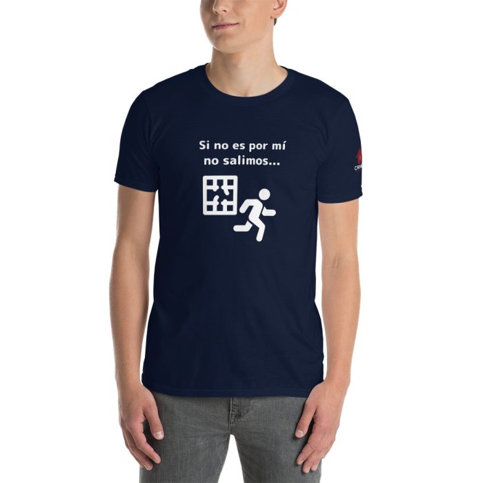 Camiseta oscura - Si no es por mí - Unisex - Imagen 2