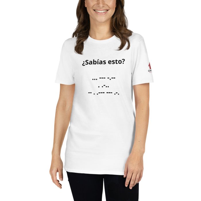 Camiseta Blanca - Sabías esto - Unisex