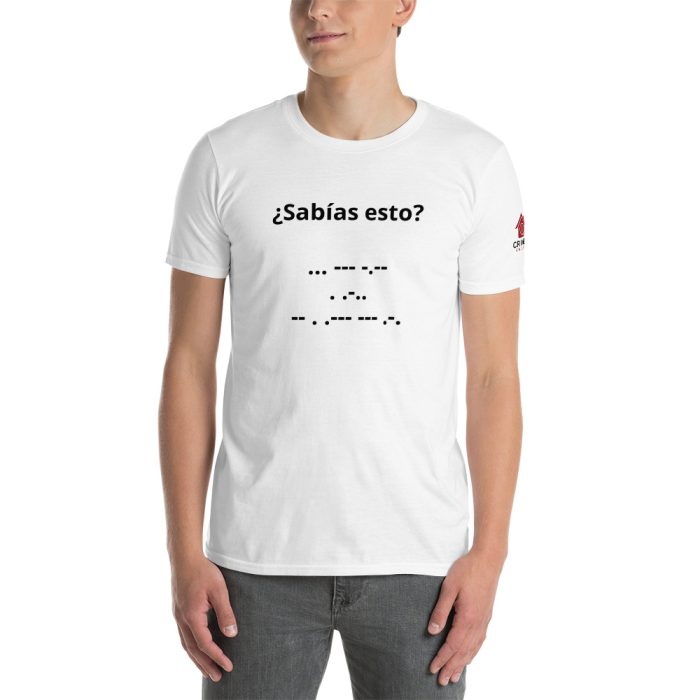 Camiseta Blanca - Sabías esto - Unisex - Imagen 2