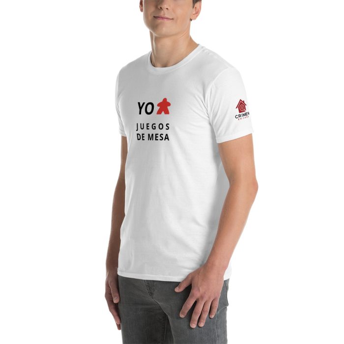 Camiseta Blanca - Yo Meeple Juegos de Mesa - Unisex - Imagen 3